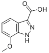 Structure of 7-METHOXY-3-INDAZOLECARBOXYLIC ACID