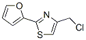 Structure of 4-(CHLOROMETHYL)-2-(2-FURYL)-1,3-THIAZOLE