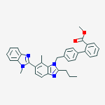 Structure of 4'-Desmethyl-7'-methyl Telmisartan Methyl Ester