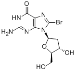 Structure of 8-BROMO-2-DEOXYGUANOSINE