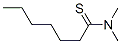 Heptanethioamide,  N,N-dimethyl-结构式