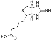 Structure of 2-IMINOBIOTIN HYDROBROMIDE