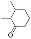 2,3-dimethylcyclohexan-1-one结构式
