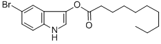 Structure of 5-Bromo-3-indolyldecanoate