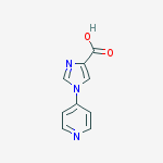 Structure of 1-pyridin-4-ylimidazole-4-carboxylic acid
