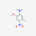 Structure of 5-methyl-4-nitro-o-anisidine