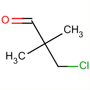 Propanal, 3-chloro-2,2-dimethyl-结构式