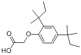 2,4-二特戊基苯氧基乙酸结构式