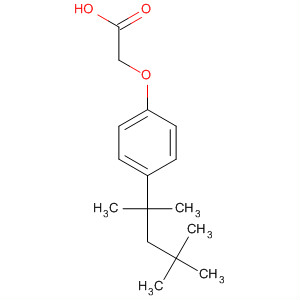Acetic acid, [4-(1,1,3,3-tetramethylbutyl)phenoxy]-结构式