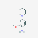 2-METHOXY-4-(PIPERIDIN-1-YL)ANILINE, 97%结构式