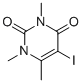 Structure of 1,2,3,4-TETRAHYDRO-5-IODO-1,3,6-TRIMETHYL-2,4-DIOXOPYRIMIDINE