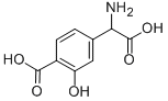 Structure of (RS)-4-CARBOXY-3-HYDROXYPHENYLGLYCINE