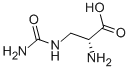 Structure of D-(-)-2-AMINO-3-UREIDOPROPIONIC ACID