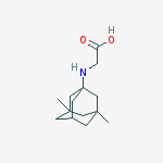 Structure of N-(3,5-DiMethyltricyclo[3.3.1.13,7]dec-1-yl)glycine