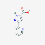 Structure of Methyl 3-(pyridin-2-yl)-1H-pyrazole-5-carboxylate