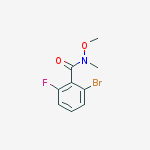 Structure of 2-Bromo-6-fluoro-N-methoxy-N-methylbenzamide