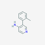 Structure of 3-o-tolylpyridin-4-aMine