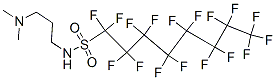 Structure of N-[3-(dimethylamino)propyl]heptadecafluorooctanesulphonamide