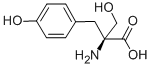 Structure of (-)-ALPHA-[HYDROXYMETHYL]TYROSINE