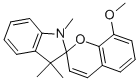 Structure of 1,3,3-TRIMETHYLINDOLINO-8'-METHOXYBENZOPYRYLOSPIRAN