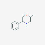 Structure of 2-methyl-5-phenylmorpholine