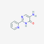 Structure of 5-amino-2-(pyridin-2-yl)pyrimidin-4(3H)-one