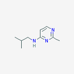 Structure of 2-methyl-n-(2-methylpropyl)pyrimidin-4-amine