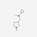 Structure of Cyclopropyl-Methyl-pyrrolidin-3-ylMethyl-aMine