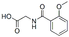 Structure of (2-METHOXY-BENZOYLAMINO)-ACETIC ACID