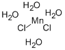 Structure of Manganese chloride tetrahydrate