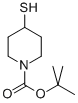 1-N-BOC-4-疏基哌啶结构式