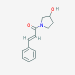 Structure of 1-CinnaMoyl-3-hydroxypyrrolidine