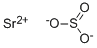 Structure of STRONTIUM SULFITE