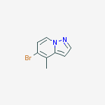 5-bromo-4-methylpyrazolo[1,5-a]pyridine结构式