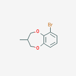 6-Bromo-3-methyl-3,4-dihydro-2H-1,5-benzodioxepine结构式