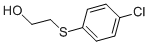 4-CHLOROPHENYL-2-HYDROXYETHYL SULFIDE结构式