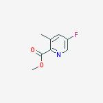 Structure of Methyl 5-fluoro-3-methylpyridine-2-carboxylate