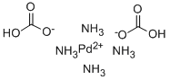 Structure of Tetraamminepalladium (II) hydrogen carbonate