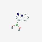 Chemical structure of 5,6-dihydro-4H-pyrrolo[1,2-b]pyrazol-3-ylboronic acid