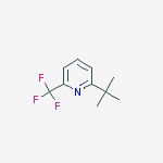 Structure of 2-tert-butyl-6-(trifluoromethyl)pyridine