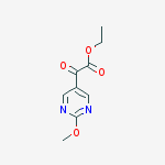 Structure of ethyl 2-(2-methoxypyrimidin-5-yl)-2-oxoacetate