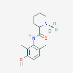 3-Hydroxy Mepivacaine-d3结构式