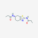 Structure of (S)-4,5,6,7-Tetrahydro-N2,N6-propionyl-2,6-benzothiazolediaMine