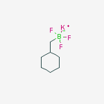 Structure of Potassium (cyclohexylmethyl)(trifluoro)borate(1-)