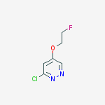 3-Chloro-5-(2-fluoroethoxy)pyridazine结构式