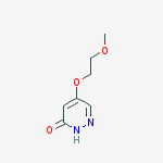 5-(2-Methoxyethoxy)pyridazin-3(2H)-one结构式