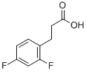 Structure of 3-(2,4-DIFLUOROPHENYL)PROPIONIC ACID
