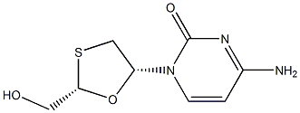 Structure of 4-Amino-1-(2-(hydroxymethyl)-1,3-oxathiolan-5-yl)-2(1H)-pyrimidinone