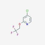 Structure of 4-Chloro-2-(2,2,2-trifluoroethoxy)pyridine