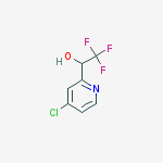 Structure of 1-(4-Chloropyridin-2-yl)-2,2,2-trifluoroethanol